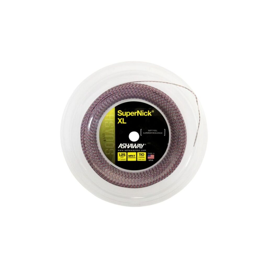 Cordage squash Ashaway SuperNick (blanc) 1,25mm