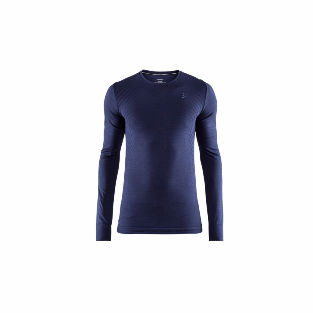 Tee-shirt manche longue Craft Fuseknite comfort Zip Bleu