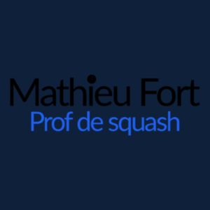 Mathieu Fort, prof de squash