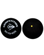 Balle Squash 1 point jaune Dunlop