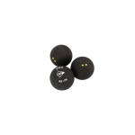 Balle Squash 2 points jaune Dunlop - Lot de 3