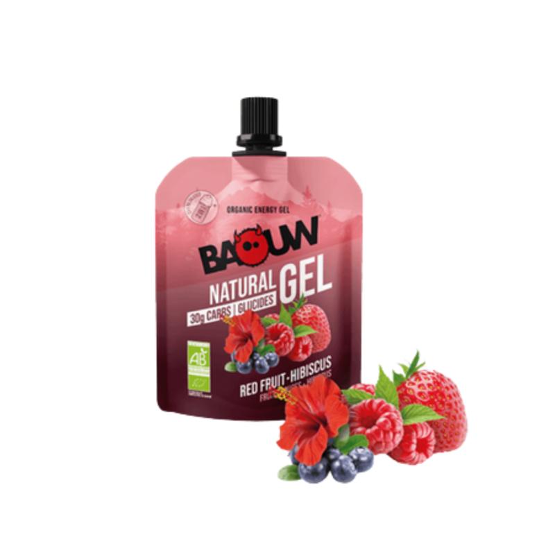 Gel Énergétique Baouw Fruits Rouges & Hibiscus