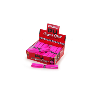 Grip Karakal PU Super Grip Rose Boite de 24 Grips