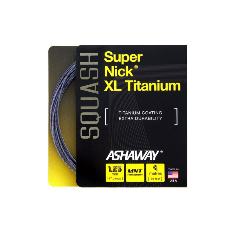 Garniture Ashaway supernick XL Titanium Garniture Ashaway supernick XL Titanium